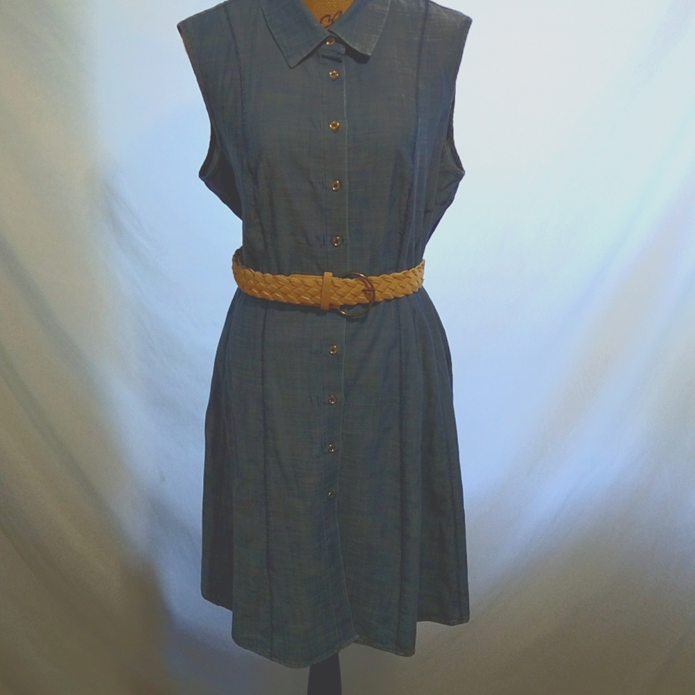 BEAUTIFUL UNBELTED TOMMY HILFIGER DRESS SIZE 14